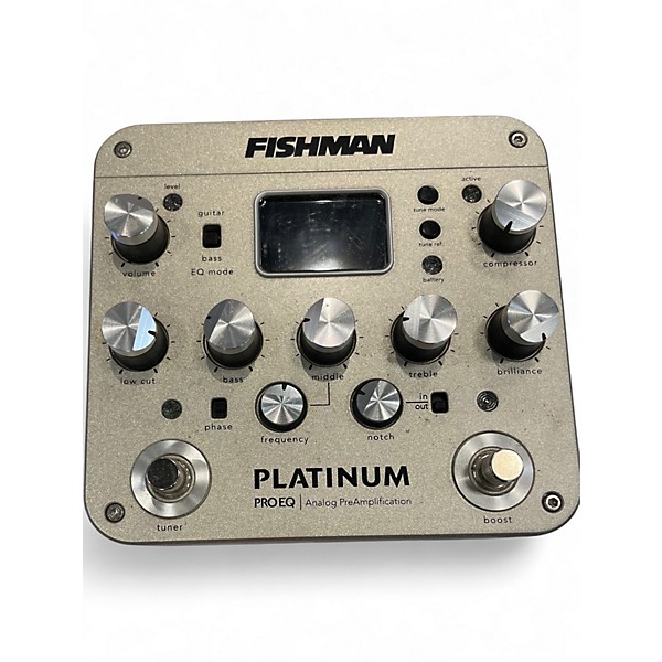 Used Fishman Platinum Pro EQ Preamp Pedal