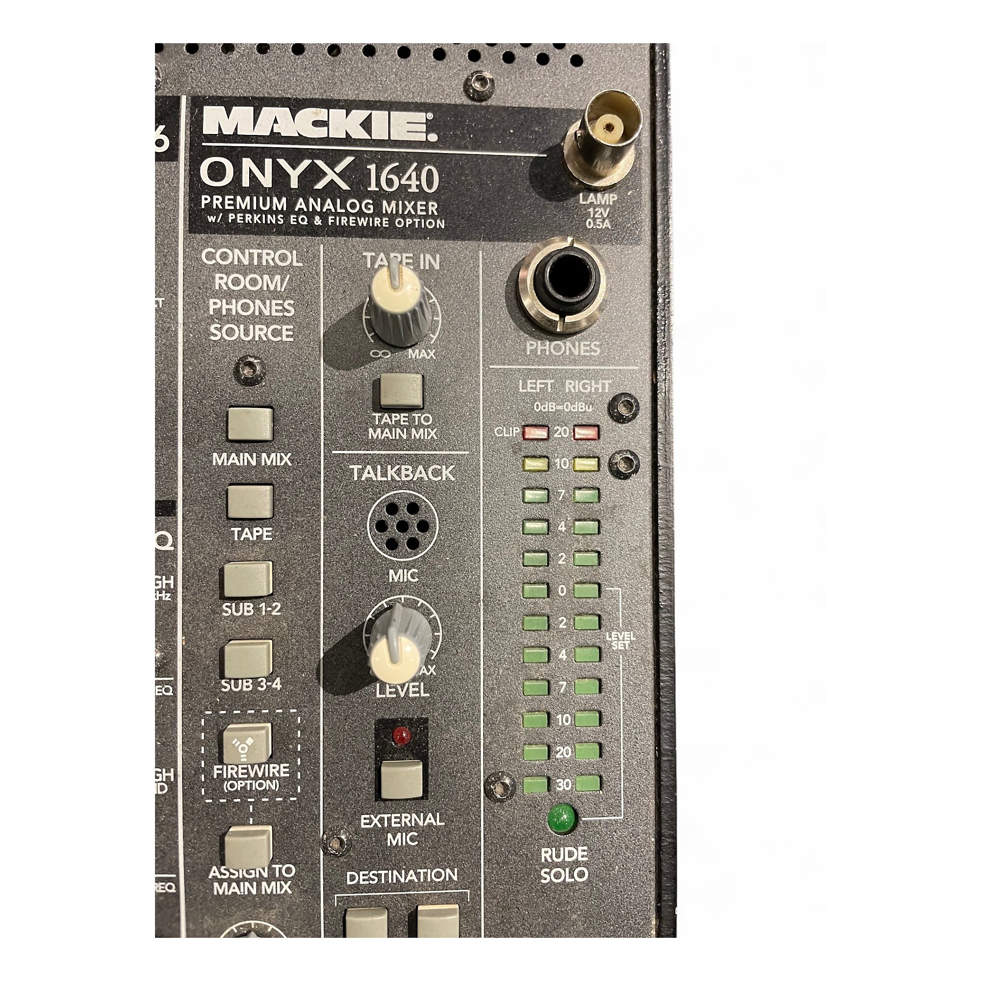 MACKIE ONYX 1640 アナログミキサー Mackie Onyx 1640 16-Channel Mixer | zZounds