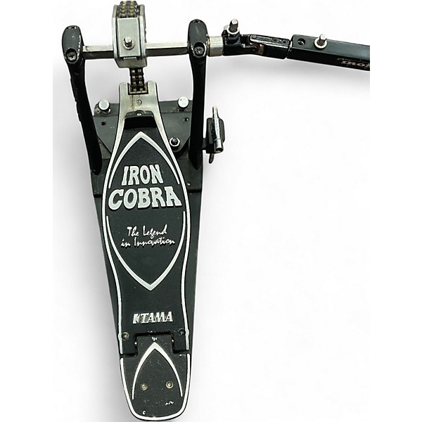 Used TAMA IRON COBRA DOUBLE KICK PEDALS Double Bass Drum Pedal