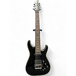 Used Schecter Guitar Research Hellraiser FrS Black Solid Body Electric Guitar