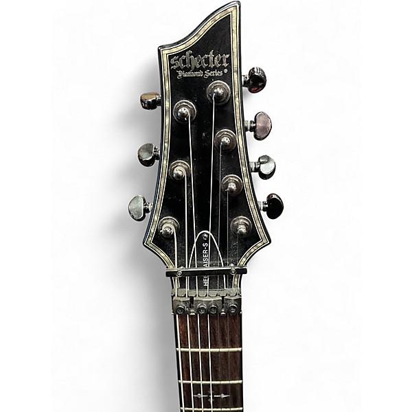 Used Schecter Guitar Research Hellraiser FrS Black Solid Body Electric Guitar
