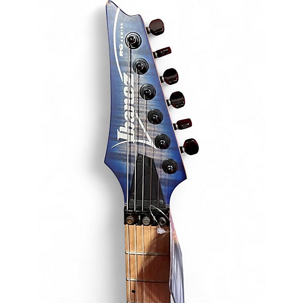 Used Ibanez RGAR42MFMT Blue Solid Body Electric Guitar