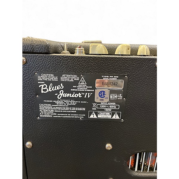 Used Fender Blues Junior IV 15W 1x12 Tube Guitar Combo Amp