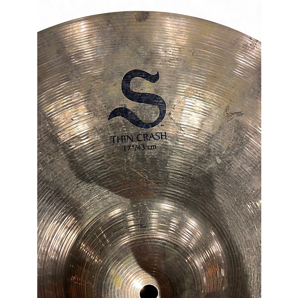 Used Zildjian 17in S Family Thin Crash Cymbal