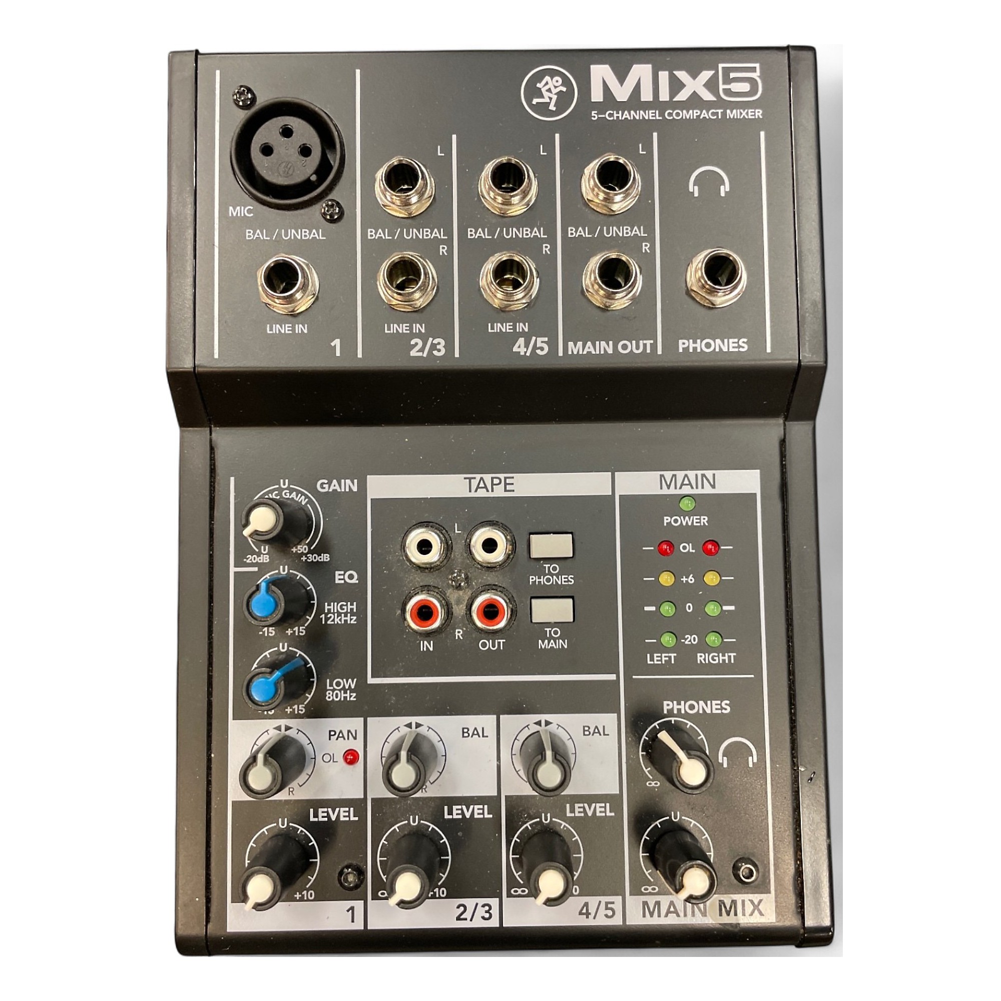 Mackie Mix5 ミキサー Mackie Mix5 5-Channel Mixer - Perfect Circuit