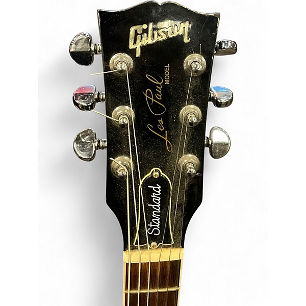 Used Gibson Les Paul Standard Black Solid Body Electric Guitar