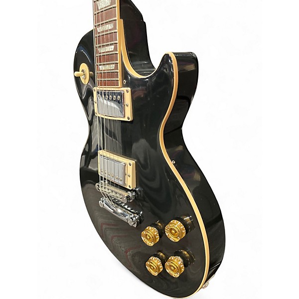 Used Gibson Les Paul Standard Black Solid Body Electric Guitar