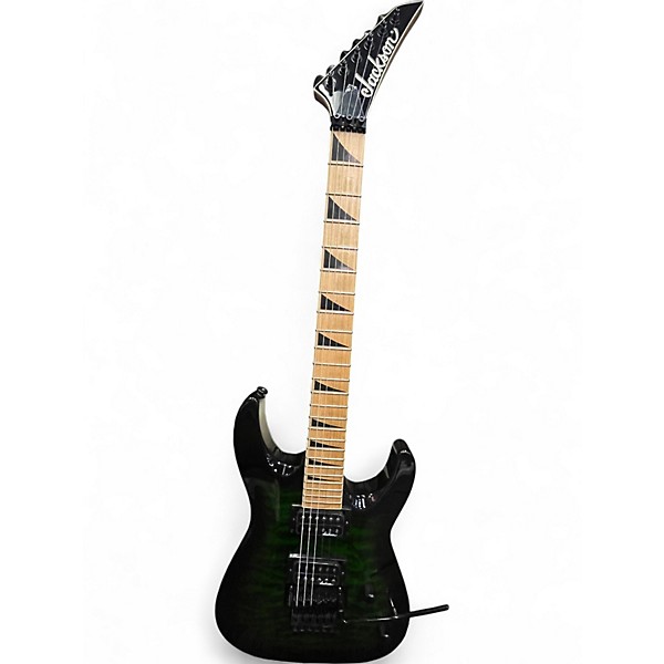 Used Jackson DINKY GREEN BURST Solid Body Electric Guitar