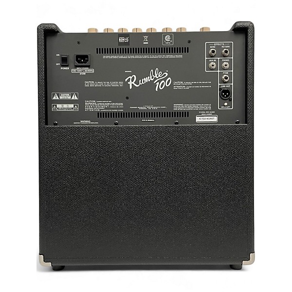 Used 2020s Fender Rumble 100 1x15 100W Bass Combo Amp