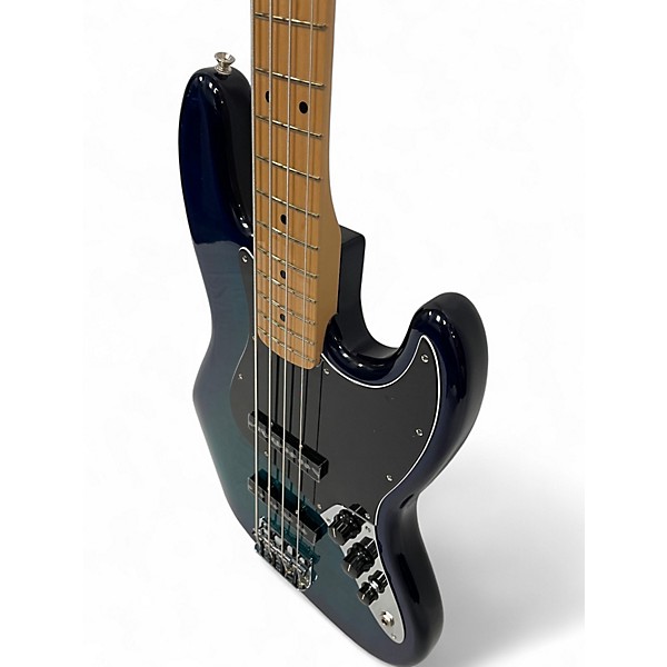 Used 2020s Fender Player Jazz Bass Trans Blue Electric Bass Guitar