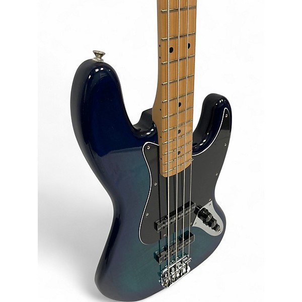 Used 2020s Fender Player Jazz Bass Trans Blue Electric Bass Guitar