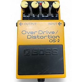 Used BOSS OS2 Overdrive Distortion Effect Pedal