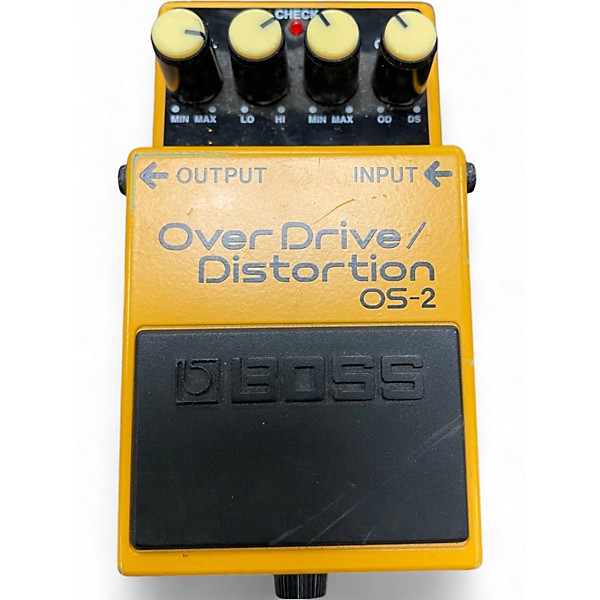 Used BOSS OS2 Overdrive Distortion Effect Pedal