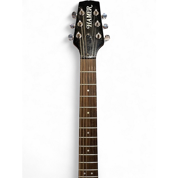 Used Hamer Duo Tone Sunburst Acoustic Electric Guitar