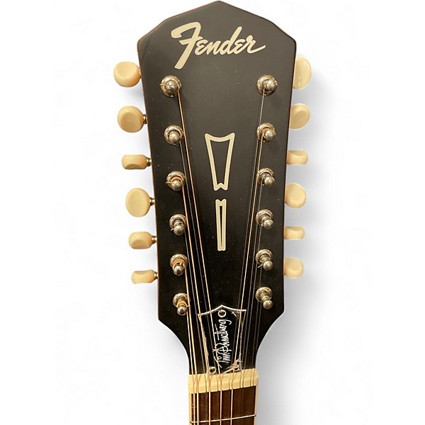 Used Fender Tim Armstrong Hellcat 12 Natural 12 String Acoustic Electric Guitar