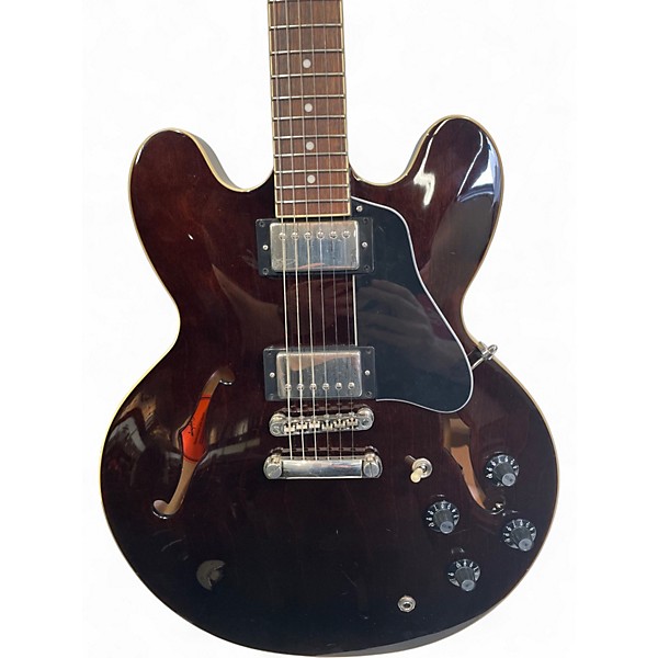 Used Epiphone JIM JAMES ES-335 Trans Brown Hollow Body Electric Guitar