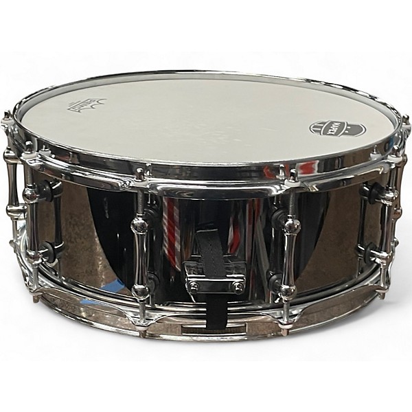 Used Mapex 5.5X14 Tomahawk Snare Black Nickel Drum