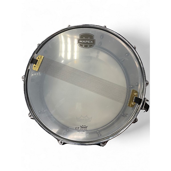 Used Mapex 5.5X14 Tomahawk Snare Black Nickel Drum