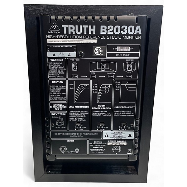 Used Behringer Truth B2030A Powered Monitor