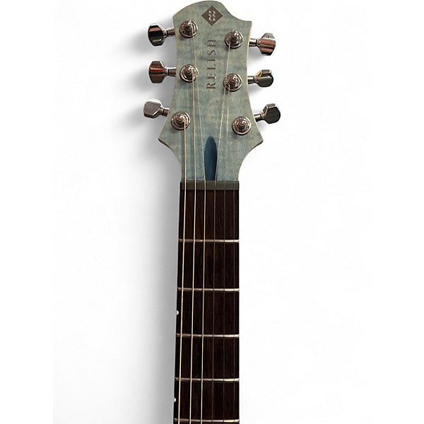 Used Relish Guitars Mary One Blue and Black Solid Body Electric Guitar