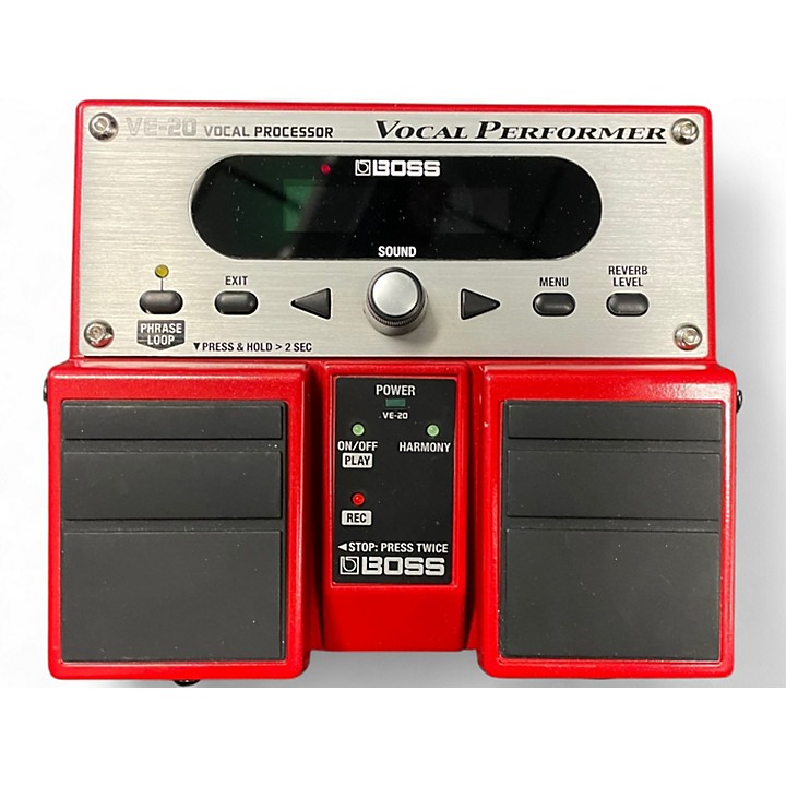 即発送 boss VE-20 VOCAL PROCESSOR 箱付き Used BOSS VE20 Vocal Performer Vocal Processor | Guitar Center