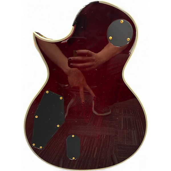 Used 2023 ESP LTD EC1000 Deluxe Maroon Solid Body Electric Guitar