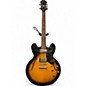 Used Epiphone ES 335 DOT 2 Color Sunburst Hollow Body Electric Guitar thumbnail