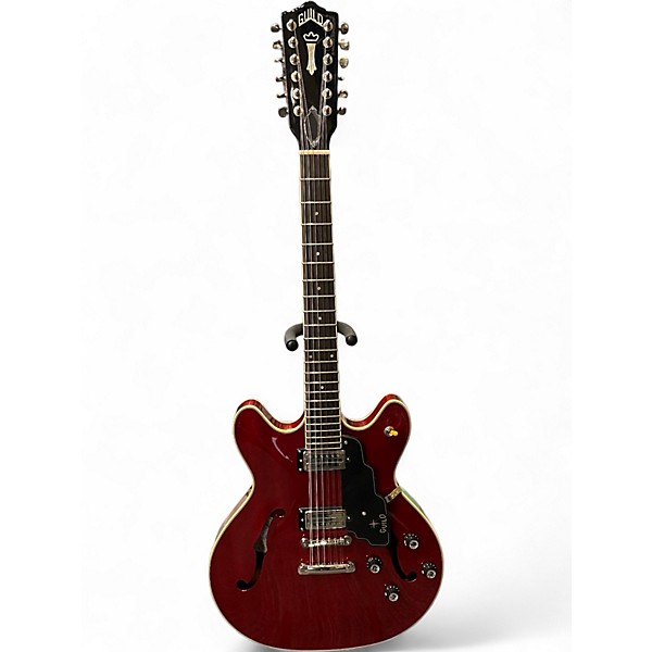 Used Guild Starfire IV ST-12 Cherry Hollow Body Electric Guitar
