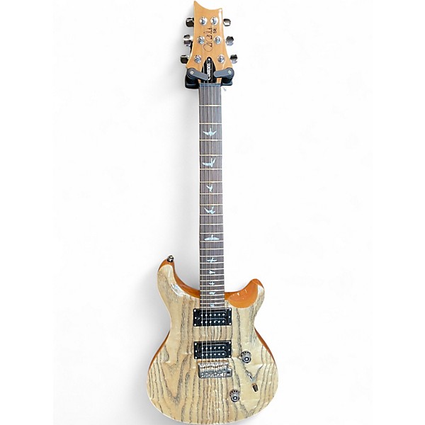 Used PRS SE EXOTIC CUSTOM 24 SWAMP ASH BURL NATURAL Solid