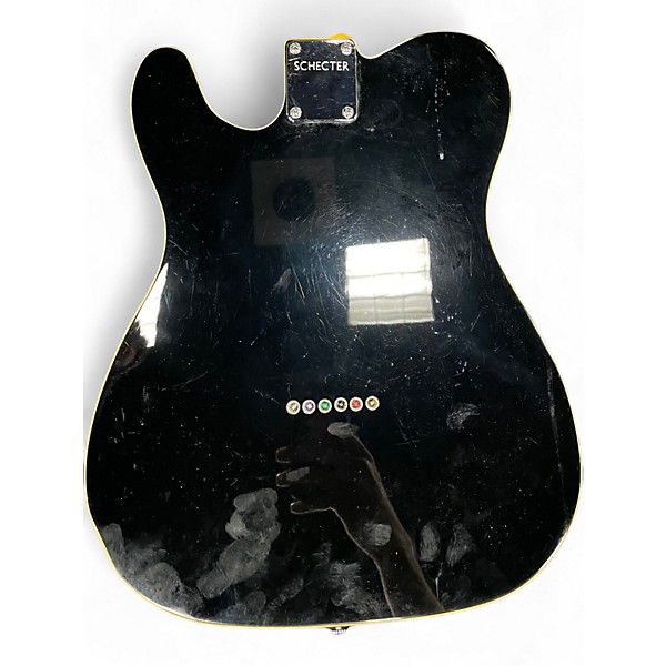 Used Schecter Guitar Research Diamond Series PT Black Solid Body Electric Guitar