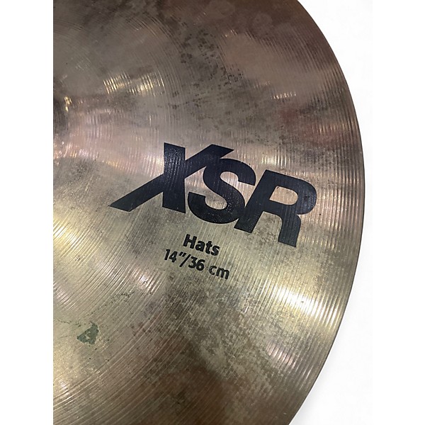 Used SABIAN 14in XSR HI HAT PAIR Cymbal