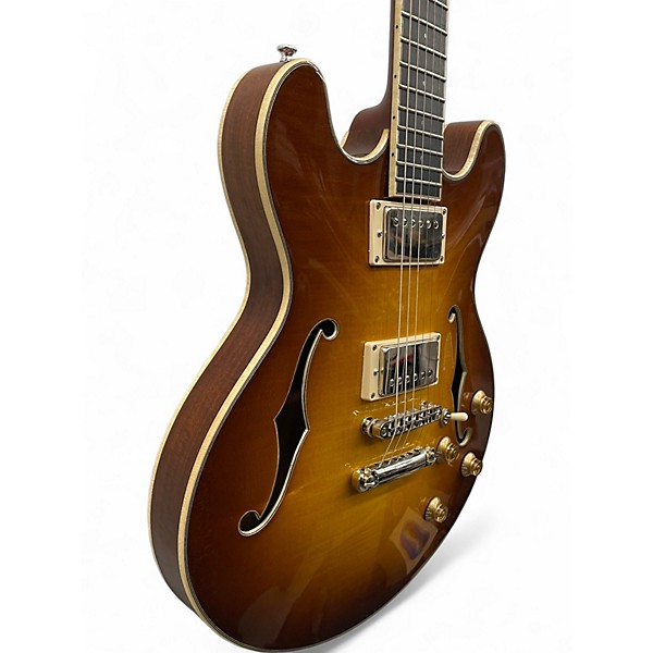 Used Eastman T185MX-GB Goldburst Hollow Body Electric Guitar