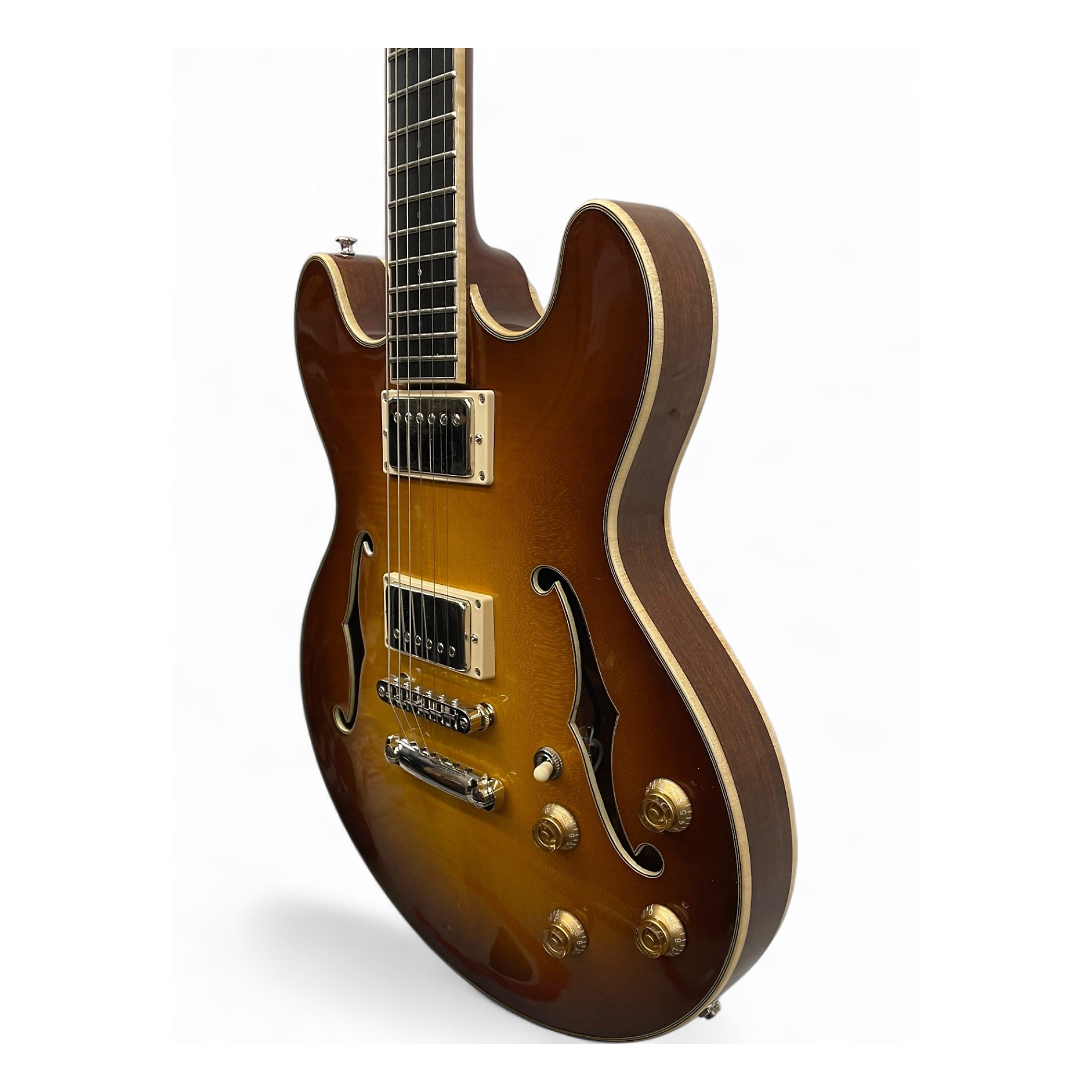 Used Eastman T185MX-GB Goldburst Hollow Body Electric Guitar