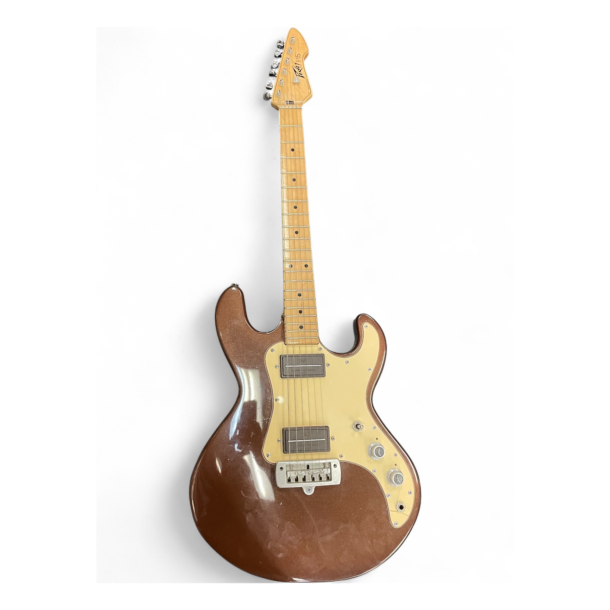 Vintage 1981 Peavy T-15 Brown Solid Body Electric Guitar Brown