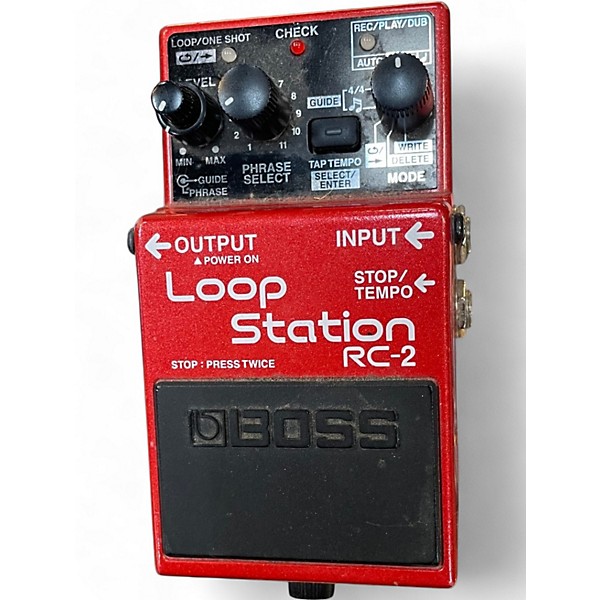 Used BOSS RC2 Loop Station Pedal