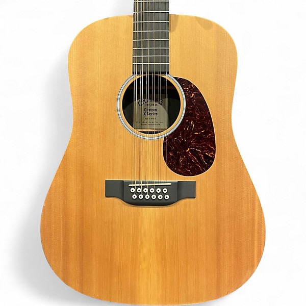 Used Martin Custom X Series Natural 12 String Acoustic Electric Guitar