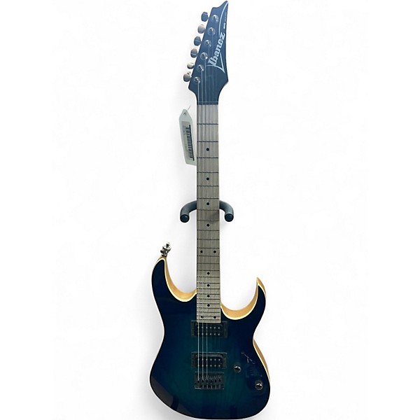 Used Ibanez RG421AHM Blue Moon Burst Solid Body Electric Guitar