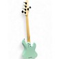 Used Schecter Guitar Research J-5 5 String Left Handed Seafoam Green Electric Bass Guitar