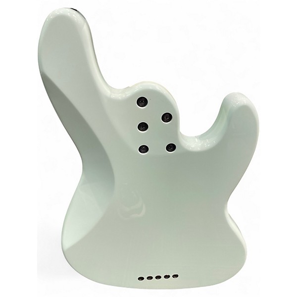 Used Schecter Guitar Research J-5 5 String Left Handed Seafoam Green Electric Bass Guitar