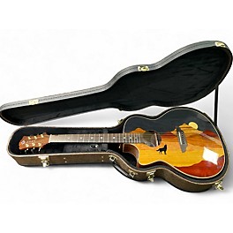 Used Luna Vista Wolf Tropical Wood Acoustic Electric Guitar