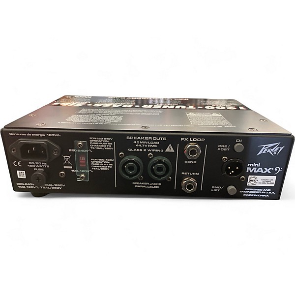 Used Peavey MINI MAX Bass Amp Head