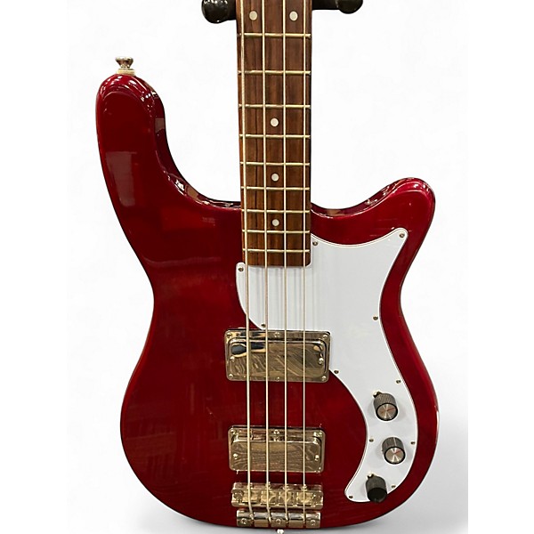 Used Epiphone Embassy Pro cherry Electric Bass Guitar