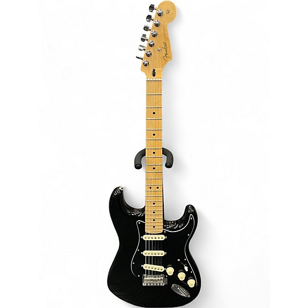 Used Fender Player Stratocaster Black Solid Body Electric Guitar