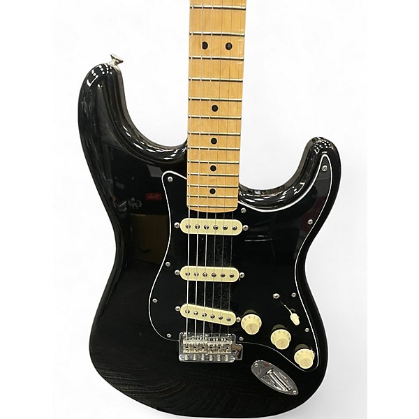 Used Fender Player Stratocaster Black Solid Body Electric Guitar