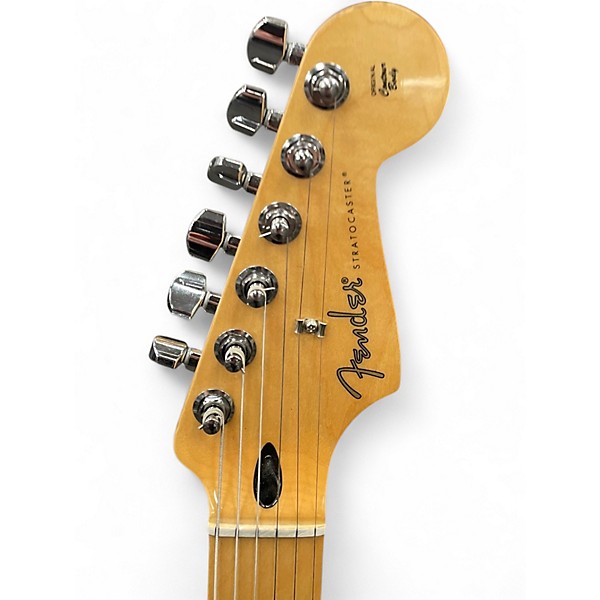 Used Fender Player Stratocaster Black Solid Body Electric Guitar