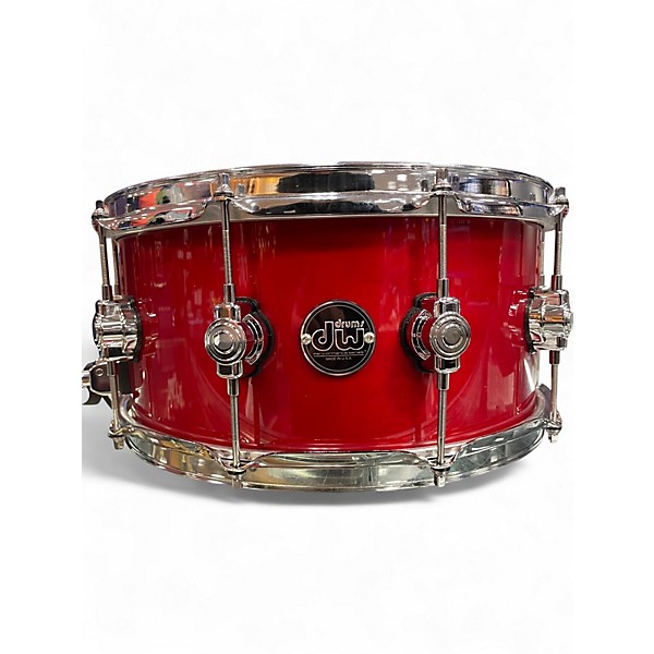 Used DW 14X6.5 Performance Series Snare Red Drum