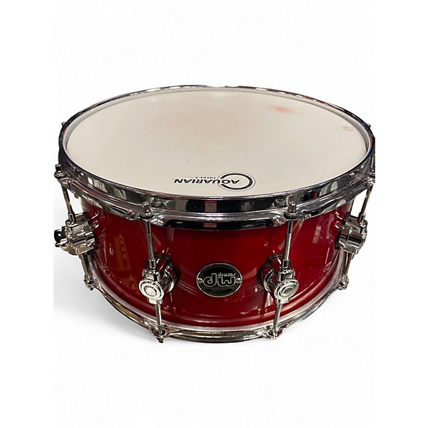 Used DW 14X6.5 Performance Series Snare Red Drum