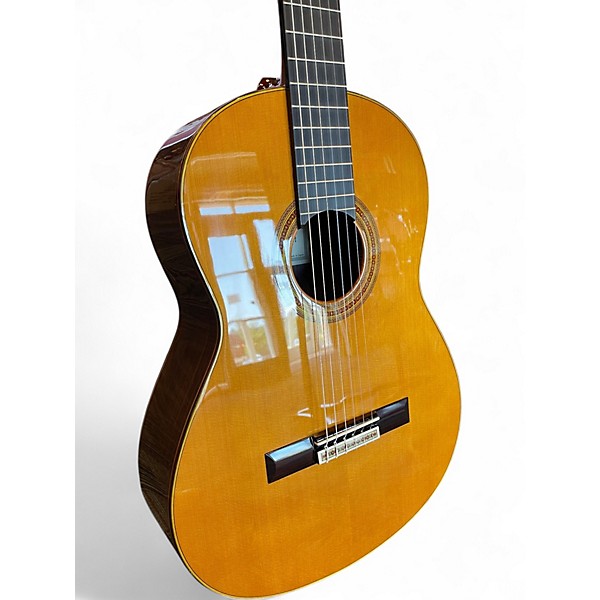 Used Lucero LFB250SCE Antique Natural Classical Acoustic Electric Guitar