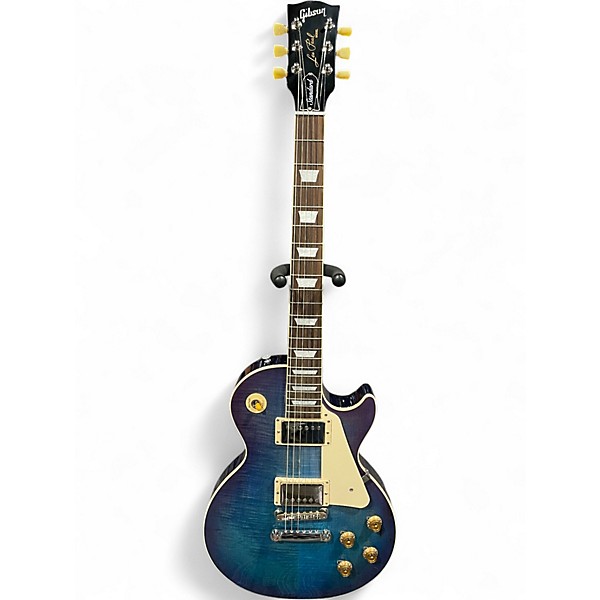 Used Gibson Les Paul Standard '50s Figured Top Blueberry Burst Solid Body Electric Guitar