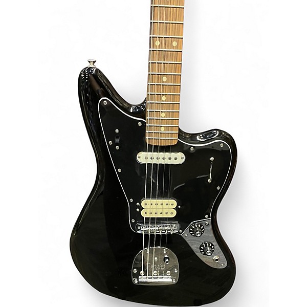 Used Fender Jaguar BLACK Solid Body Electric Guitar